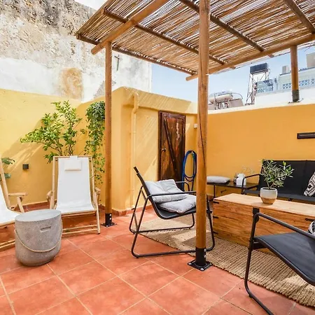 度假居 Maisonette In Center Of Chania With Roofgarden! 干尼亞